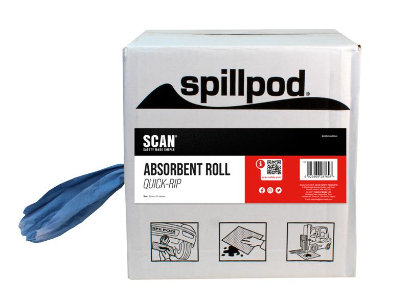 Scan Paper Towel Wiping Roll 200mm x 150m SCASCPAPROLL