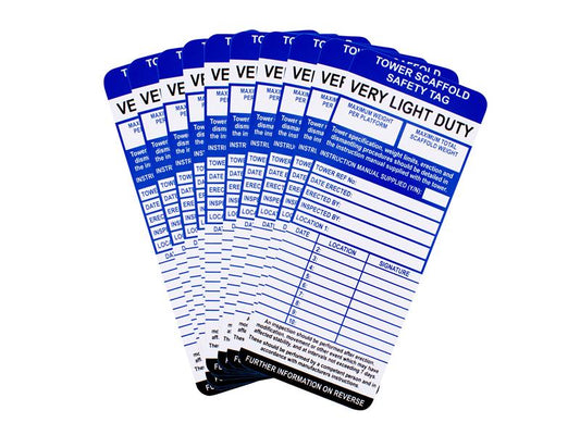 Scan Tower Tag Inserts Pack Of 10 Easy Fit Claw Tag Design SCATOWTAGI
