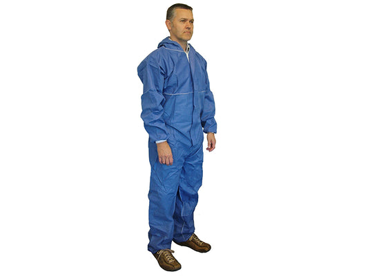 Scan Disposable Overall Navy L (39-42in) SCAWWDOL