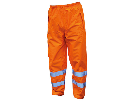 Scan Hi-Vis Orange Motorway Trousers - M (36in) SCAWWHVMTMO