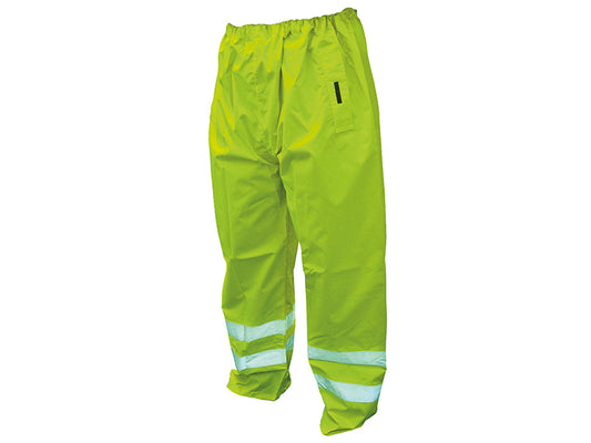 Scan Hi-Vis Yellow Motorway Trousers - L (40in) SCAWWHVMTL