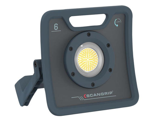 SCANGRIP NOVA 6 Work Light 6000 Lumens LED Floodlight AC 100-240V SCG036203UK