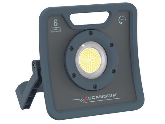 SCANGRIP NOVA 6 C+R DUAL Work Light 6000 Lumen Cable & Rechargeable SCG036205UK