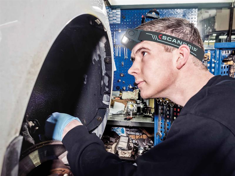 SCANGRIP I-VIEW Rechargeable Headlamp with Sensor 400 lumens SCG036212