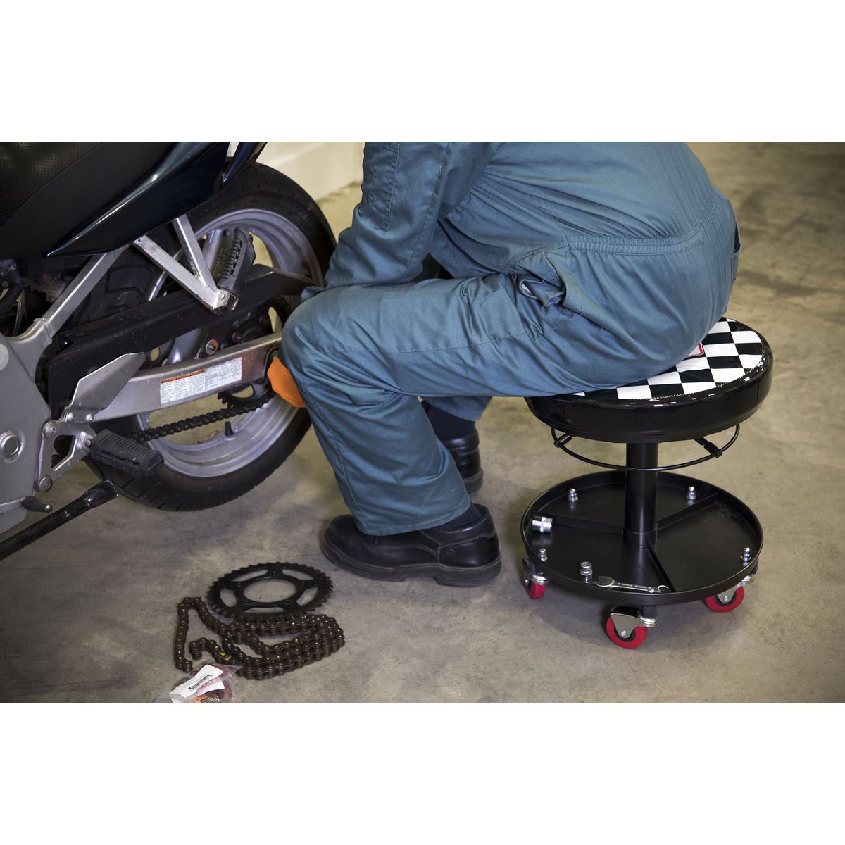 Sealey Pneumatic Mechanic's Seat SCR15