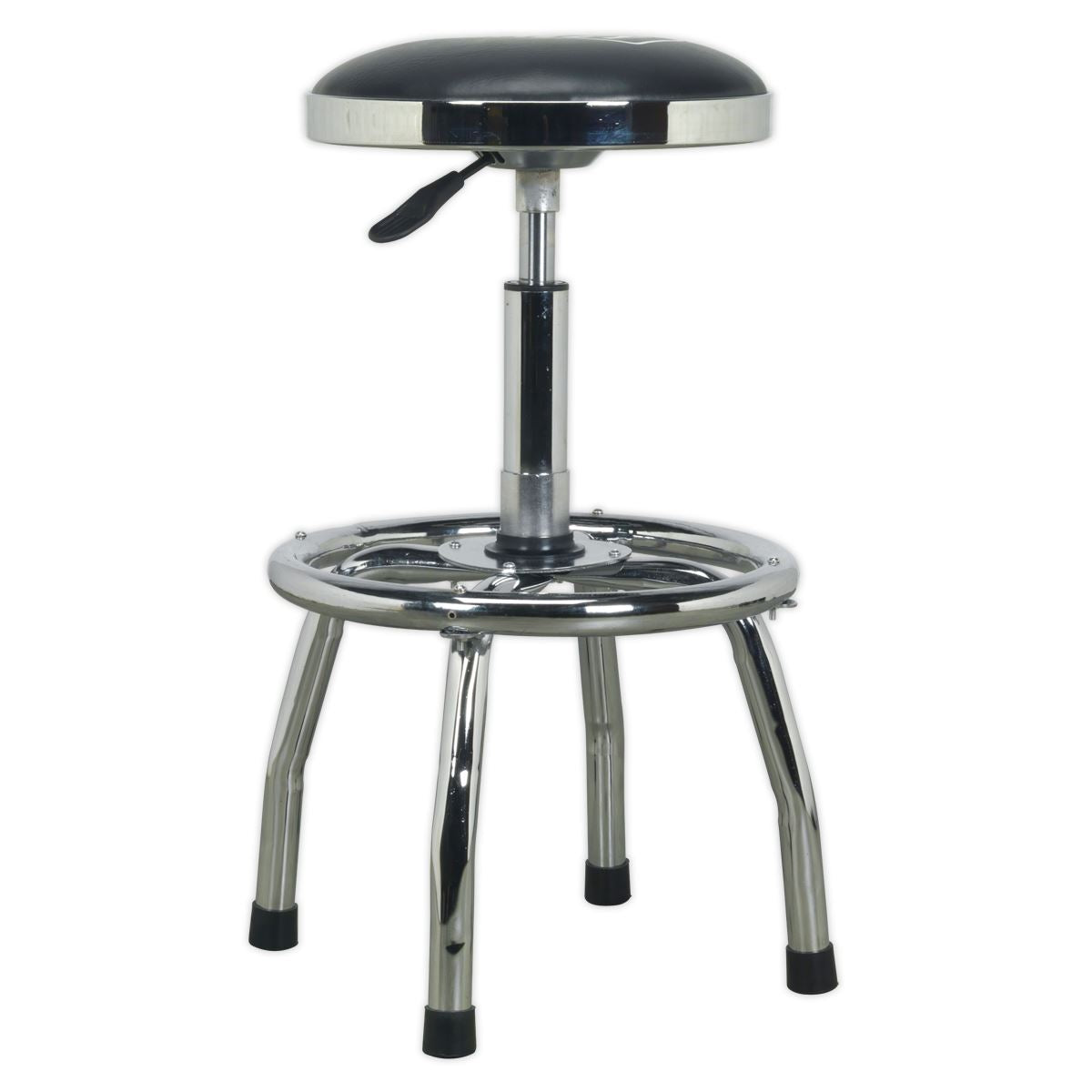 Sealey Workshop Stool Heavy-Duty Pneumatic with Adjustable Height Swivel Seat SCR17