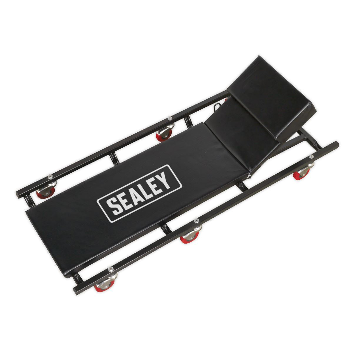 Sealey Creeper 40" with Steel Frame, 6 Wheels & Adjustable Headrest Deluxe American-Style SCR74
