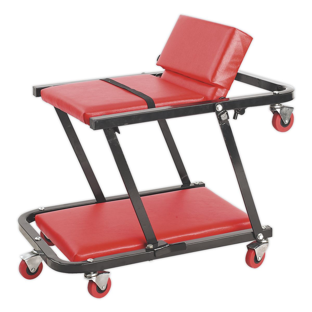 Sealey Creeper/Seat Steel with 7 Wheels & Adjustable Head Rest SCR79