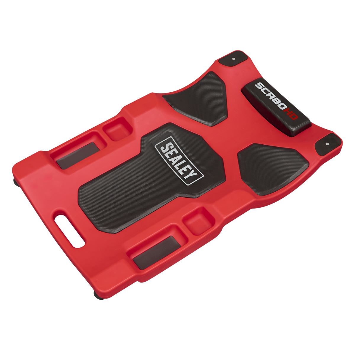 Sealey Composite Padded Creeper with Six 75mm Castor Wheels Low Profile SCR80HD