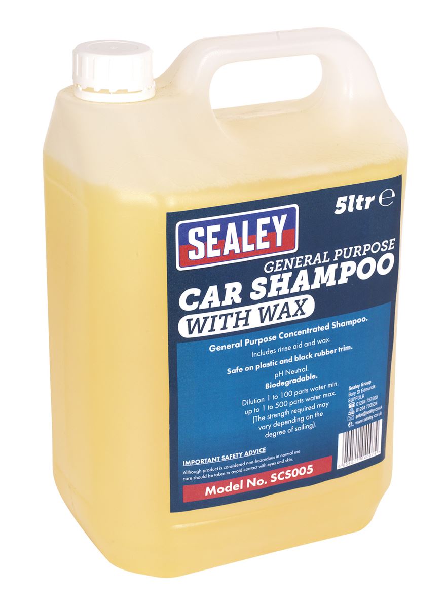 Sealey Car Shampoo with Wax 5L SCS005
