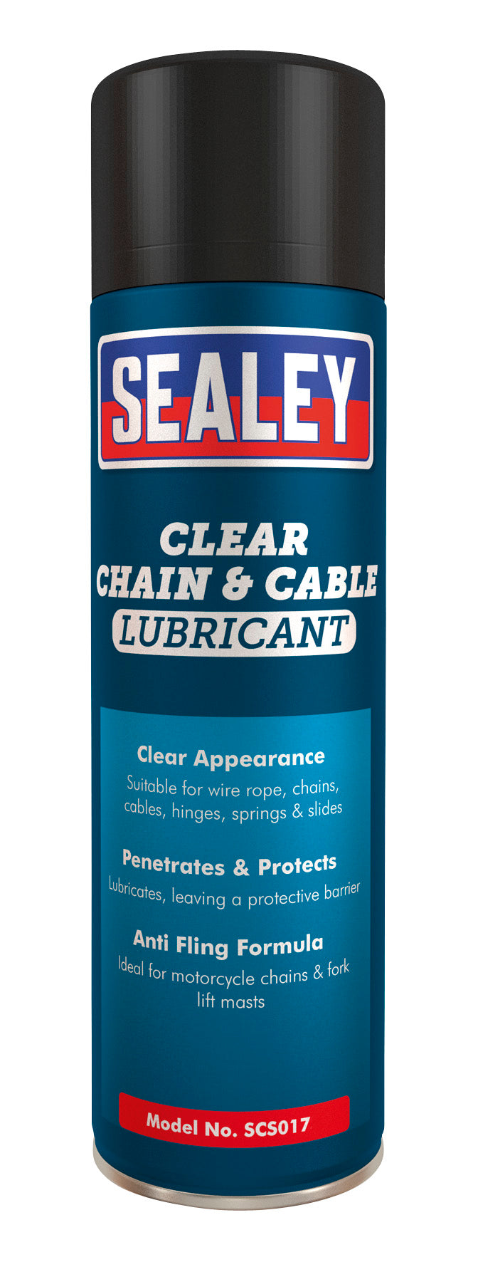 Sealey Chain & Cable Clear Lubricant 500ml Pack of 6 SCS017