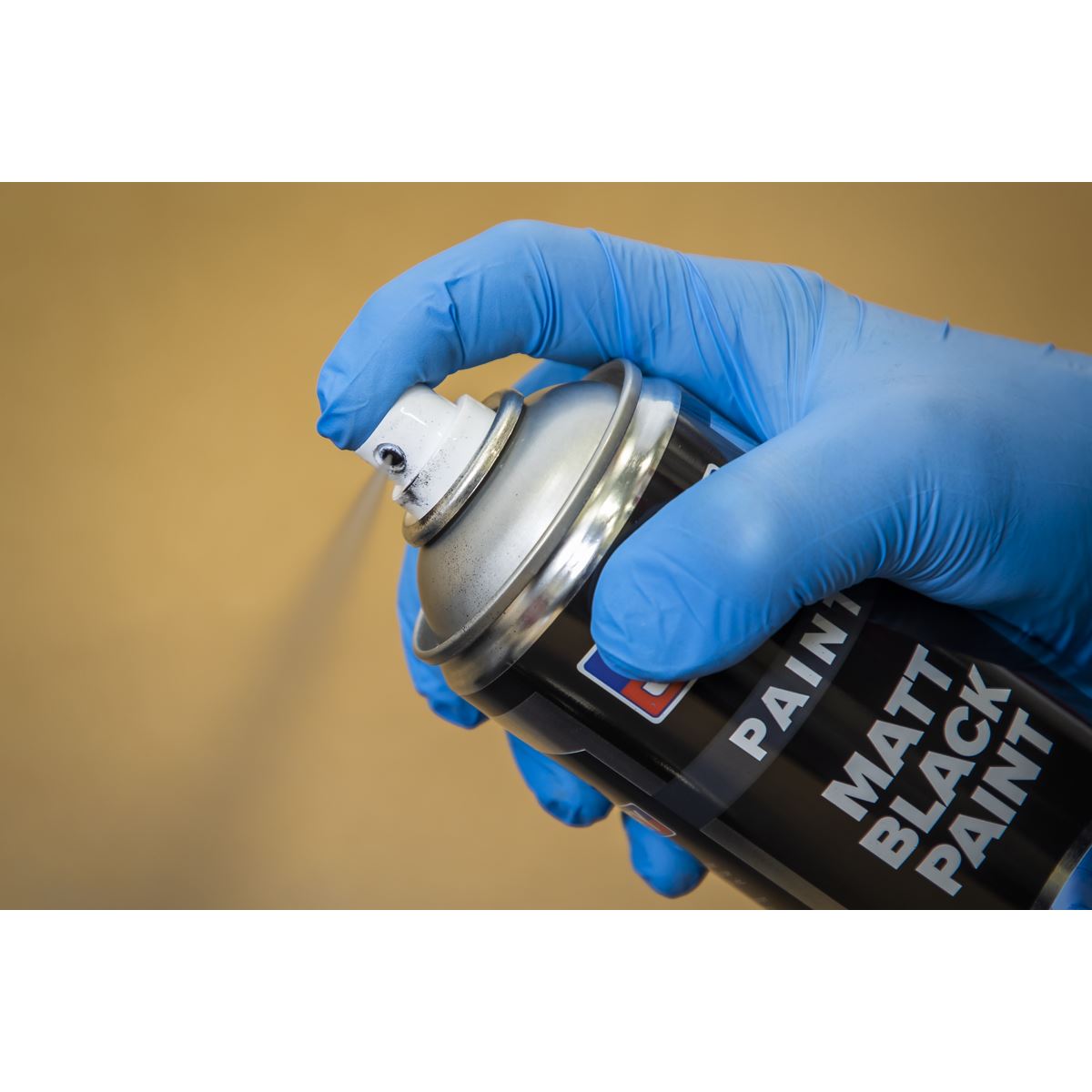 Sealey Black Matt Paint 500ml SCS026S