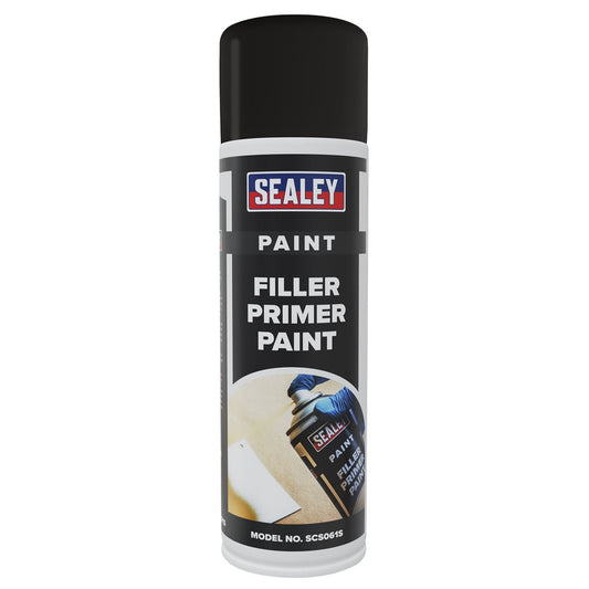 Sealey Filler Primer Paint 500ml - Pack of 6 SCS061