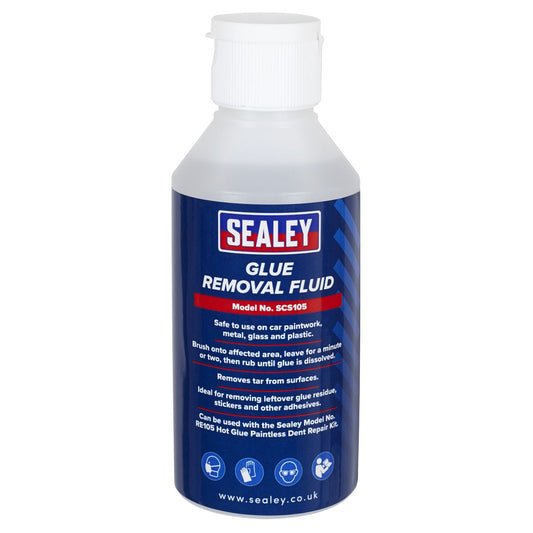 Sealey Glue Removal Fluid 200ml For Residue Stickers And Other Adhesives SCS105