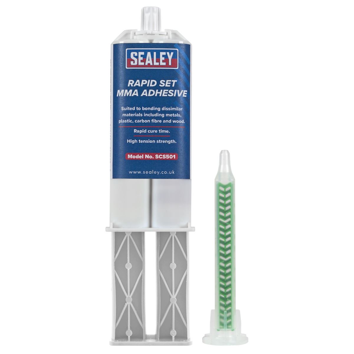 Sealey Rapid Set MMA Adhesive 50ml For Dissimilar Materials Rapid Cure SCS501