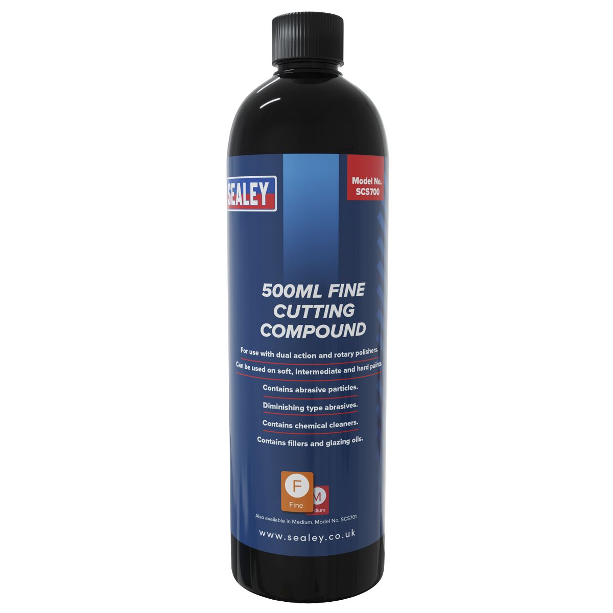 Sealey Cutting Compound Fine 500ml SCS700