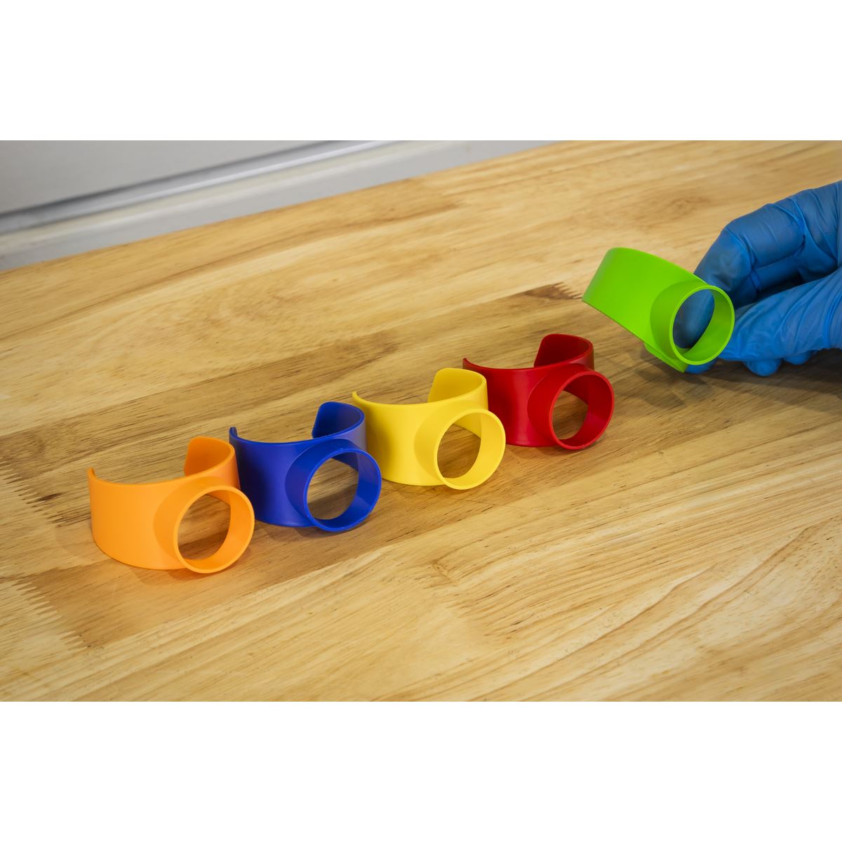 Sealey Pressure Sprayer Colour-Coded Caps 5pc SCSGC