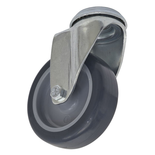 Sealey Castor Wheel Bolt Hole Swivel �75mm SCW275SB