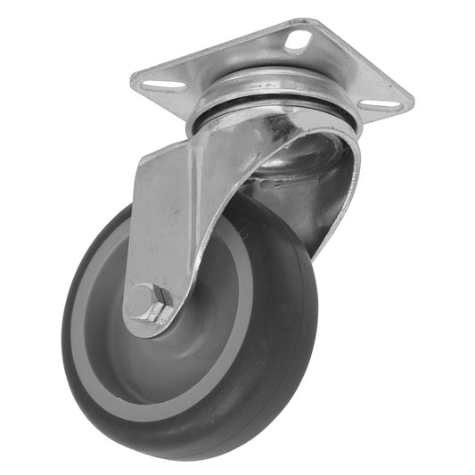 Sealey Medium-Duty Thermoplastic Swivel Castor Wheel �75mm - Trade SCW275SPEM