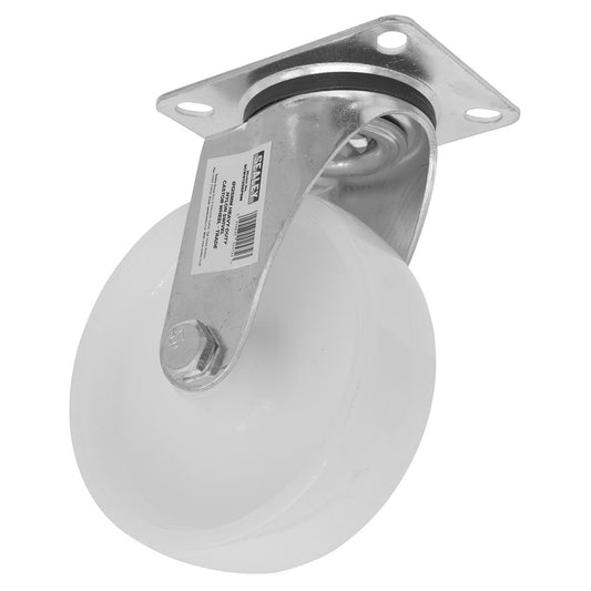 Sealey Heavy-Duty Nylon Swivel Castor Wheel �125mm - Trade SCW4125SPEM