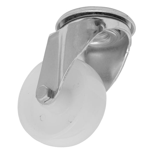 Sealey Heavy-Duty Nylon Castor Wheel Bolt Hole �80mm - Trade SCW480SBEM
