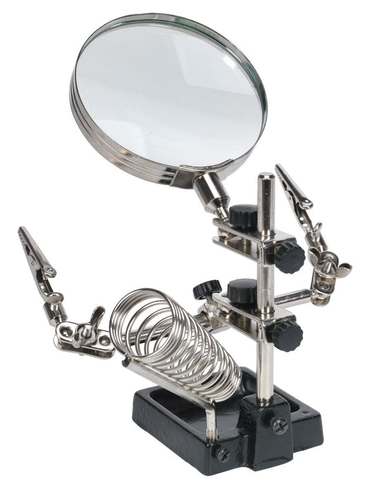 Sealey Mini Robot Soldering Stand with Magnifier & Iron Holder SD150H