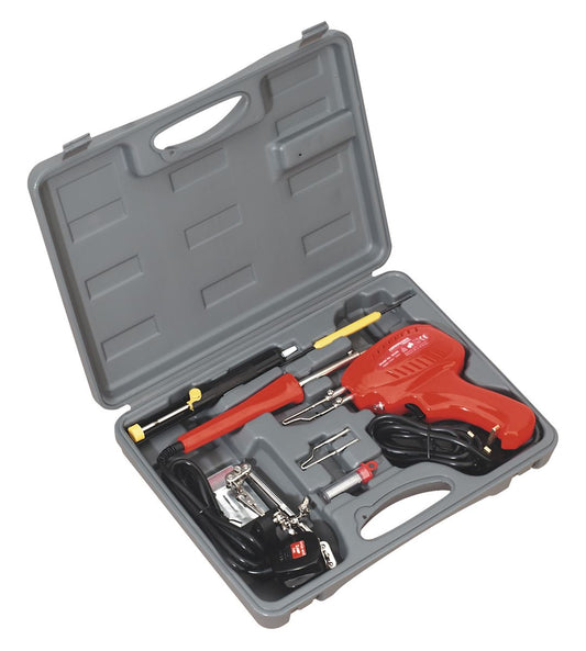 Sealey Soldering Gun/Iron Kit 8pc 230V SD300K