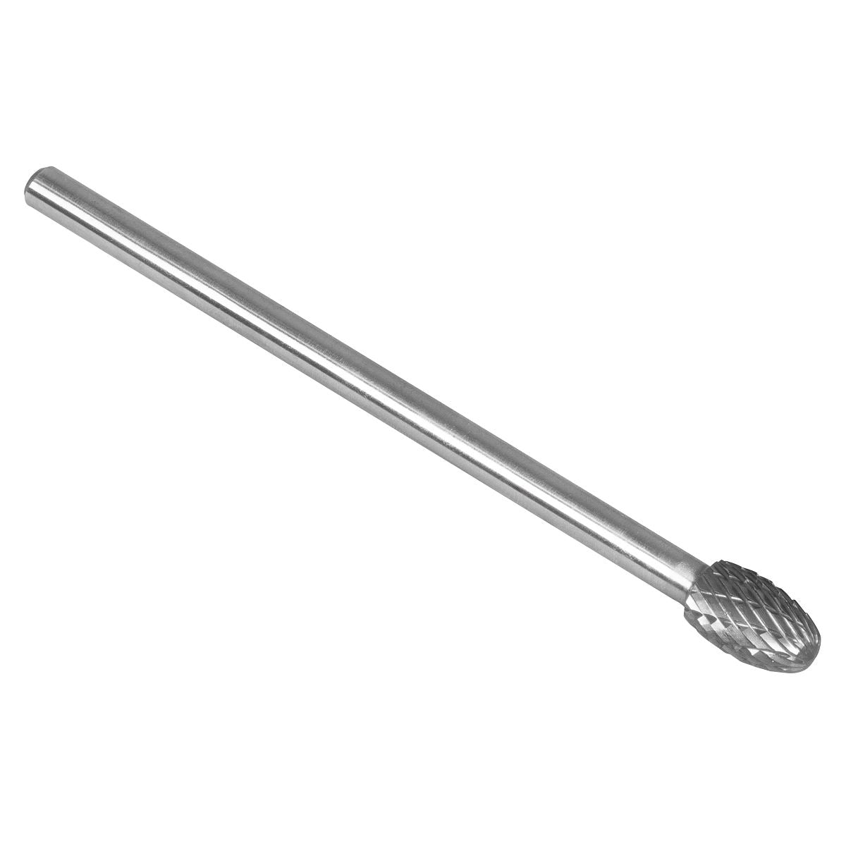 Sealey Tungsten Carbide Rotary Burr Extra Long Oval 10mm Shaft 6mm SDB04XL