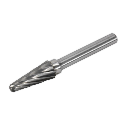 Sealey Tungsten Carbide Rotary Burr Conical Ball Nose Ripper/Coarse SDBC6