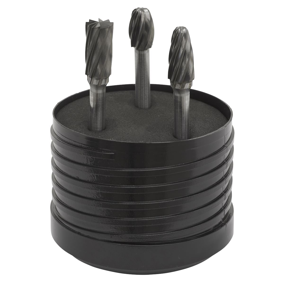 Sealey Tungsten Carbide Rotary Burr Set 3pc Ripper/Coarse SDBCK3