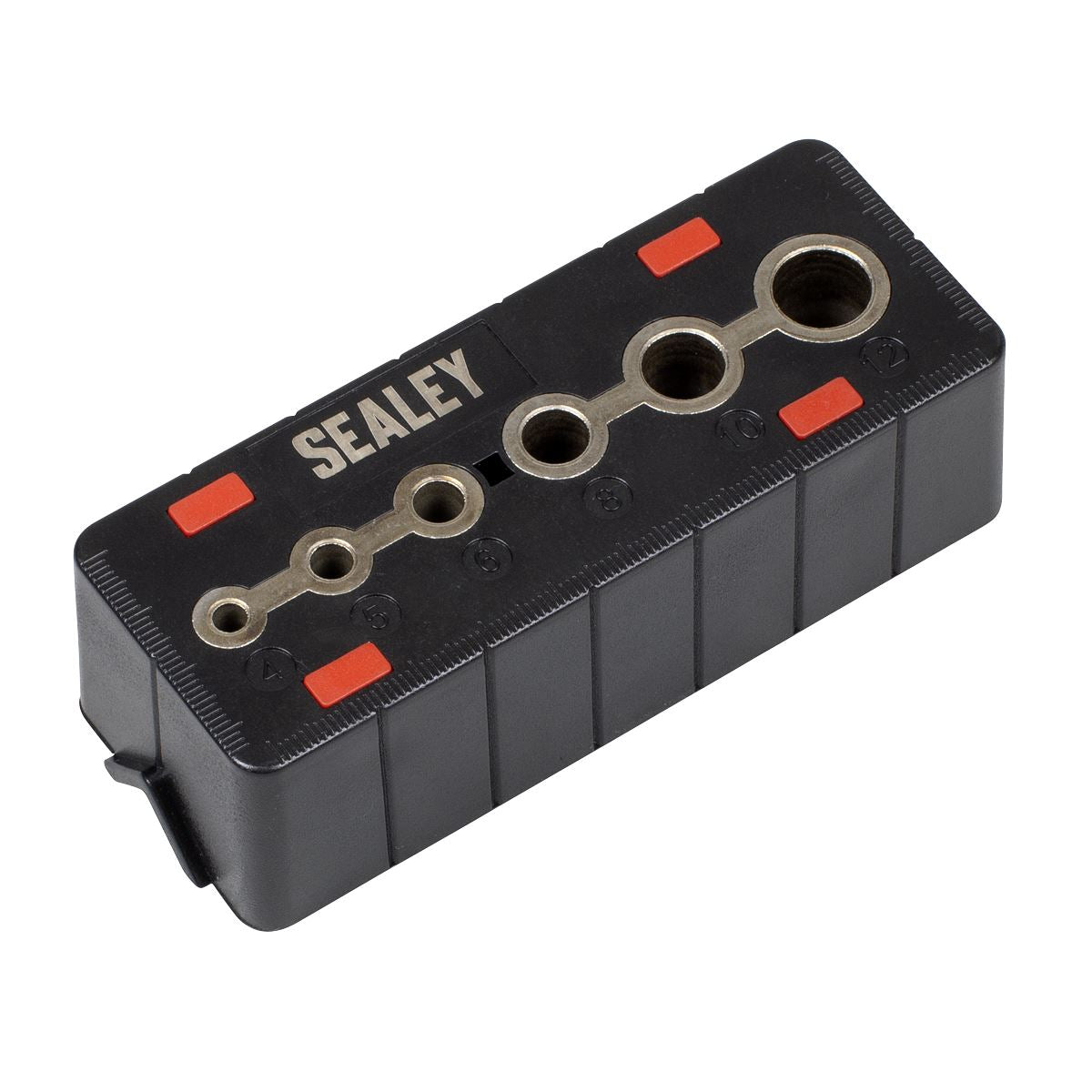 Sealey Drill Guide Built-in 90° V Groove 4 to12mm Create Straight Holes SDG01