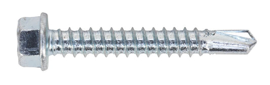 Sealey Self-Drilling Screw 5.5 x 38mm Hex Head Zinc Pack of 100 SDHX5538
