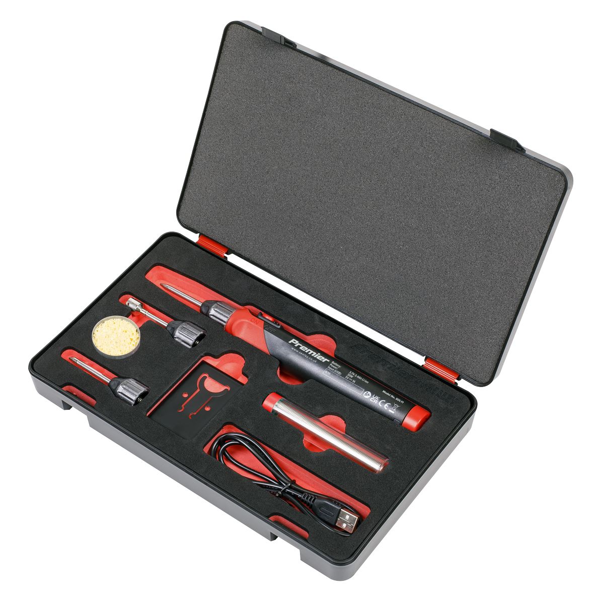 Sealey Rechargeable Soldering Iron Kit 30W SDL11