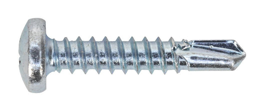 Sealey Self-Drilling Screw 4.8 x 25mm Pan Head Phillips Zinc Pack of 100 SDPH4825