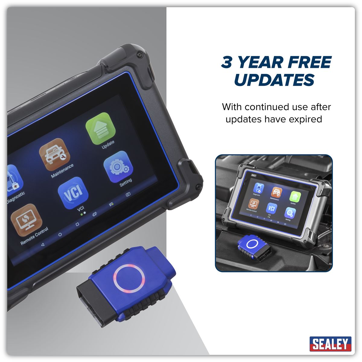 Sealey Diagnostic Code Reader Tablet Multi Manufacturer FREE UPDATES SDS1