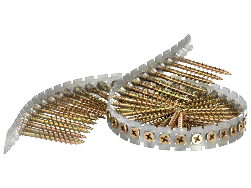 Senco DuraSpin® Collated Screws Flooring/Wood PH2 4.2 x 25mm (Pack 1000) SEN42K25MY