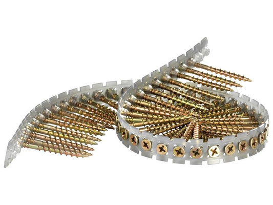 Senco DuraSpin® Collated Screws Flooring/Wood PH2 4.2 x 25mm (Pack 1000) SEN42K25MY