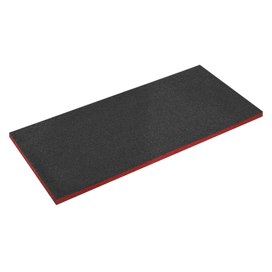 Sealey Easy Peel Shadow Foam&reg; Red/Black 1200 x 550 x 30mm SF30R