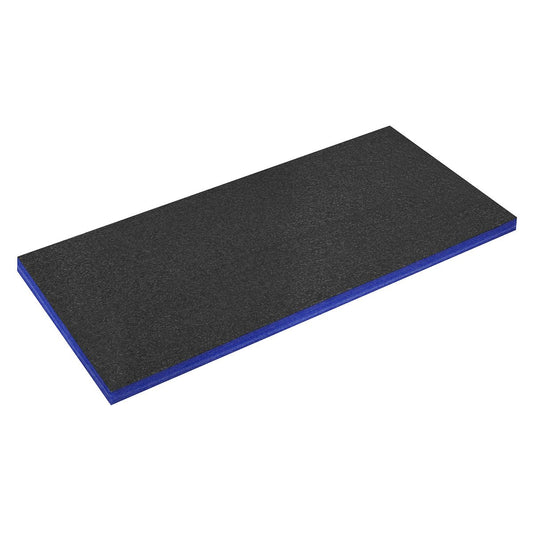 Sealey Easy Peel Shadow Foam&reg; Blue/Black 1200 x 550 x 50mm SF50B