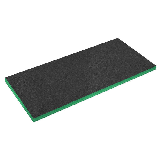 Sealey Easy Peel Shadow Foam&reg; Green/Black 1200 x 550 x 50mm SF50G