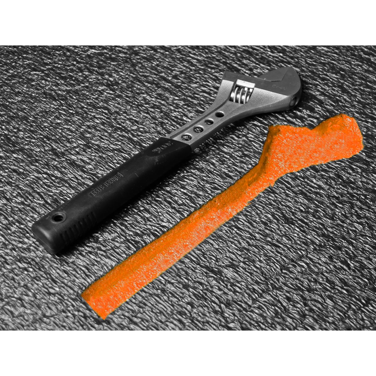 Sealey Easy Peel Shadow Foam&reg; Orange/Black 1200 x 550 x 50mm SF50OR