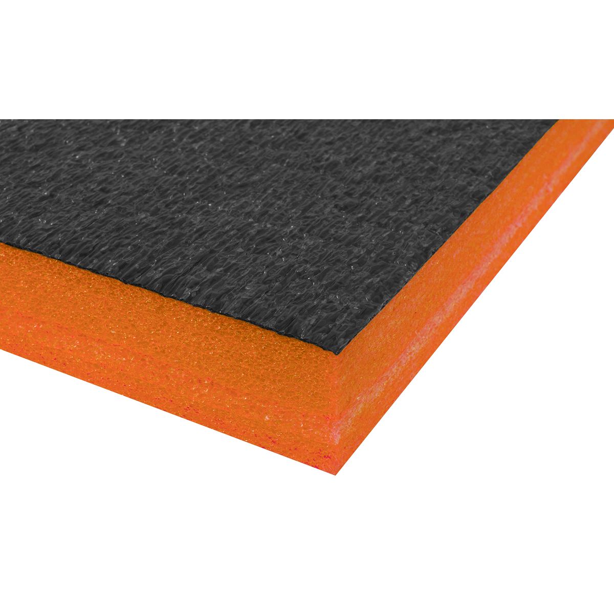 Sealey Easy Peel Shadow Foam&reg; Orange/Black 1200 x 550 x 50mm SF50OR