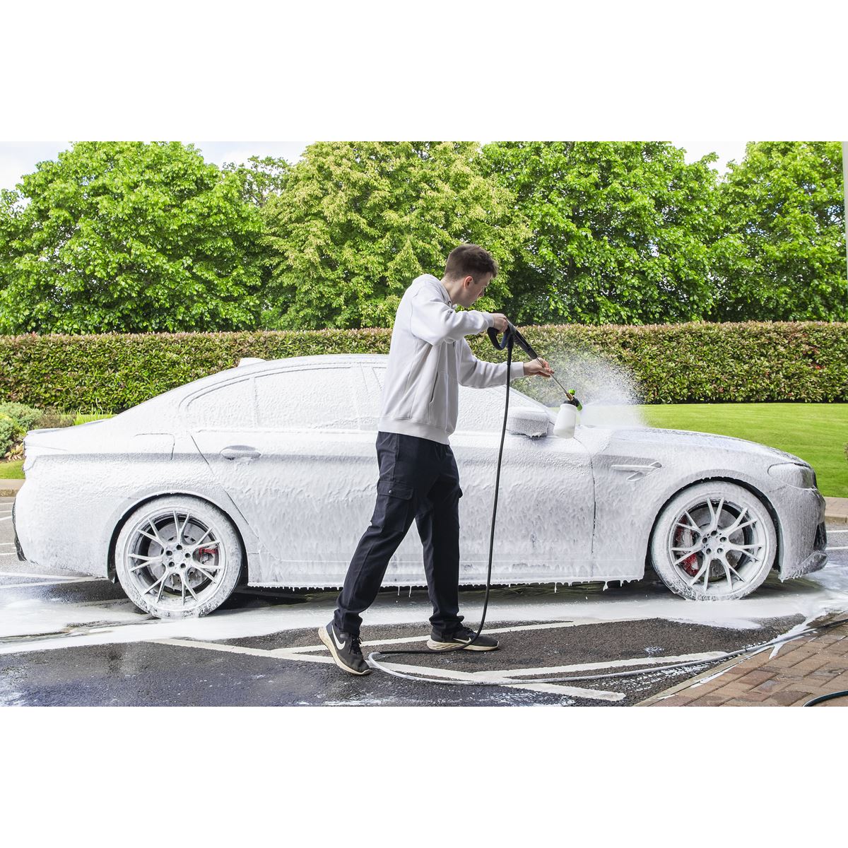 Sealey Snow Foam Gun For Pressure Washer Adjustable Quick Release SFG01