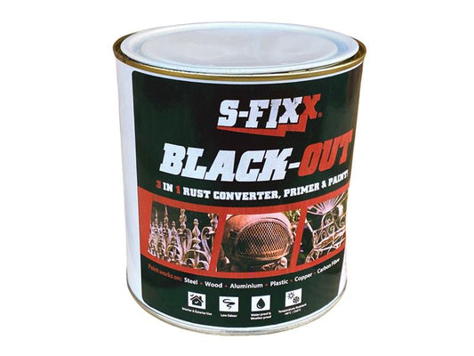 SFIXX® BLACK-OUT Paint 1 litre SFXBLACKOUT1