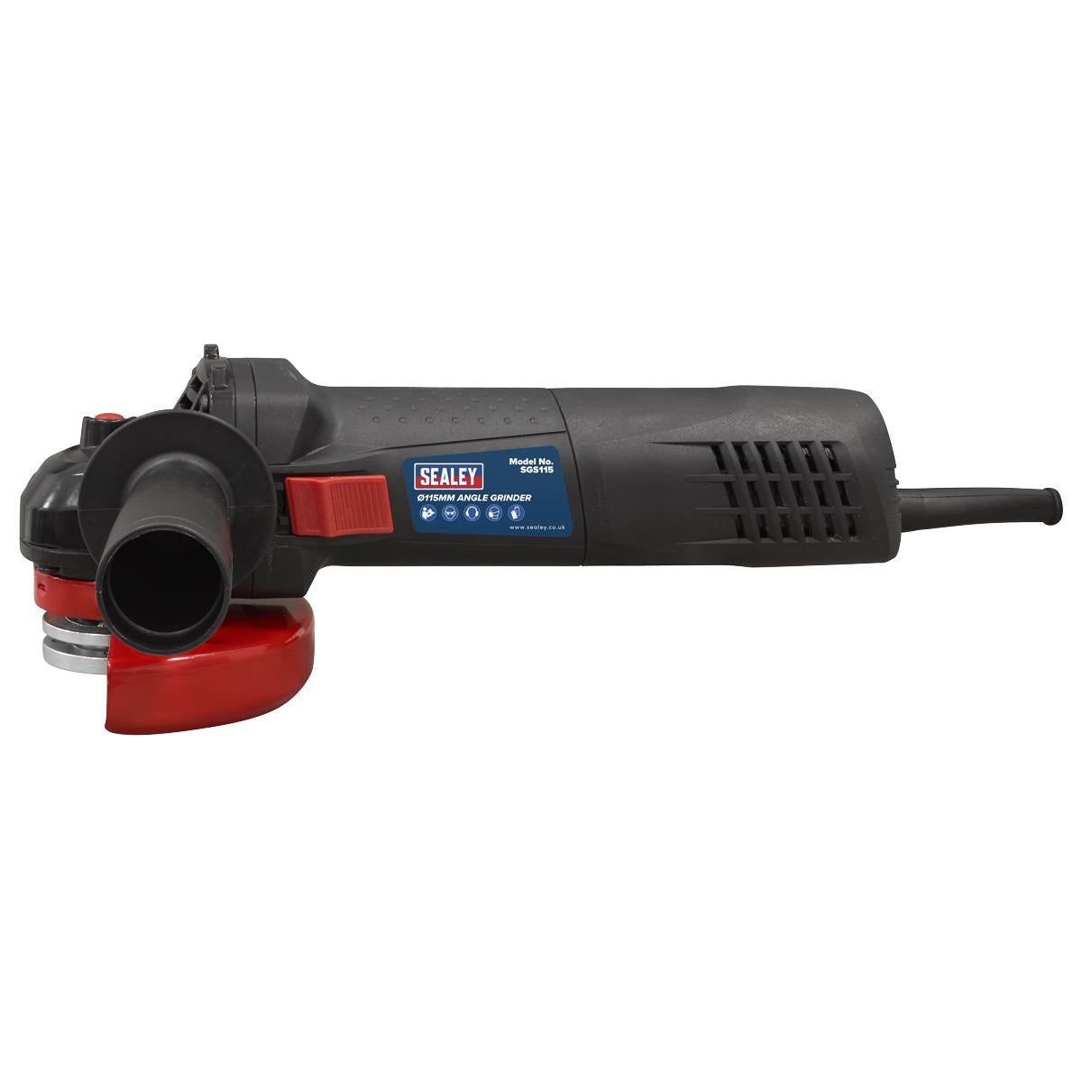Sealey Angle Grinder �115mm 750W/230V Slim Body SGS115