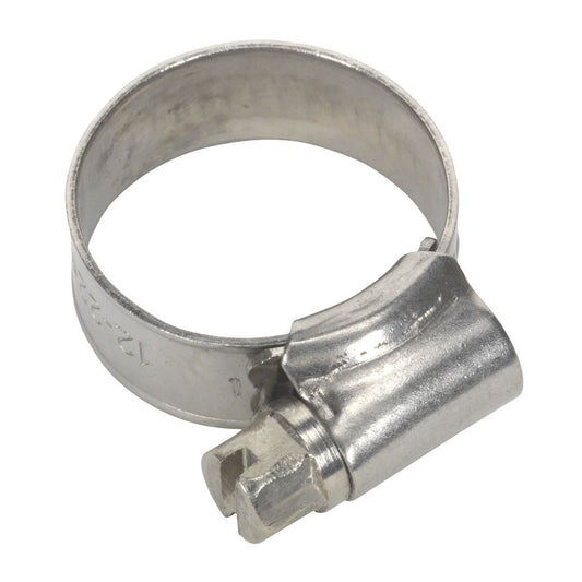 Sealey Hose Clip Stainless Steel �16-22mm Pack of 10 SHCSS00