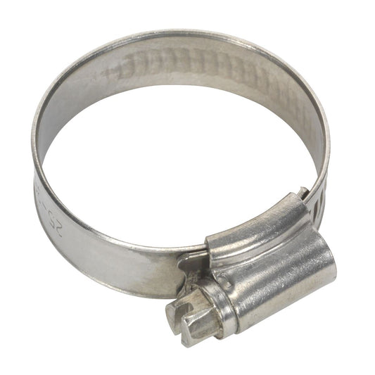 Sealey Hose Clip Stainless Steel �25-38mm Pack of 10 SHCSS1A