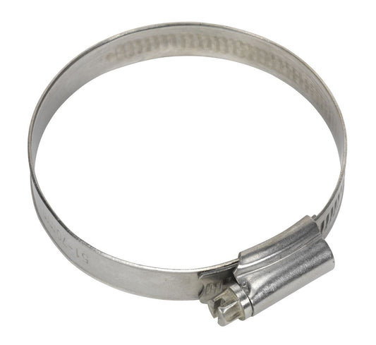 Sealey Hose Clip Stainless Steel �51-70mm Pack of 10 SHCSS2