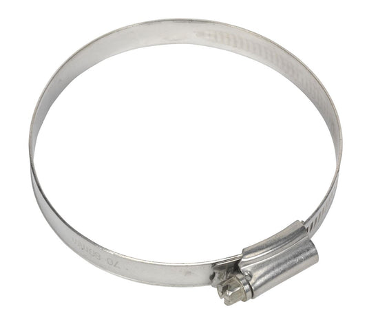 Sealey Hose Clip Stainless Steel �70-89mm Pack of 5 SHCSS3X