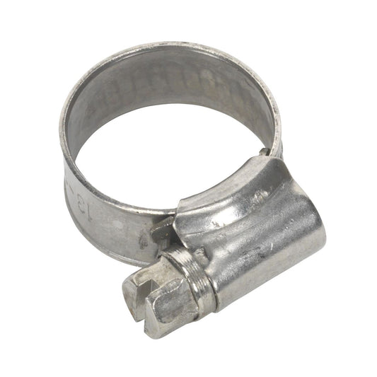 Sealey Hose Clip Stainless Steel �13-19mm Pack of 10 SHCSSM00